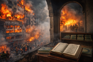 Gul Plaza Tragedy: Holy Quran Copies Remain Unharmed Amid Deadly Karachi Fire
